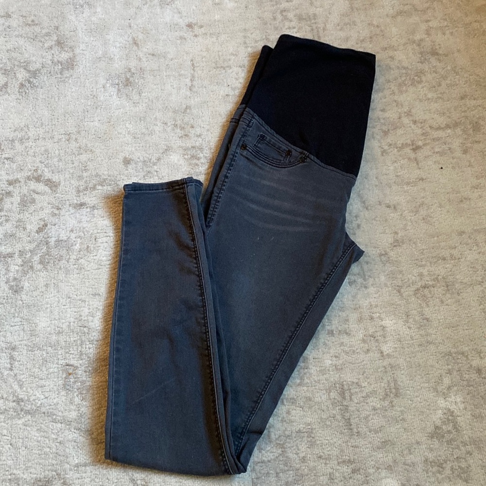 H&M MAMA Super Skinny Maternity pants -dark gray